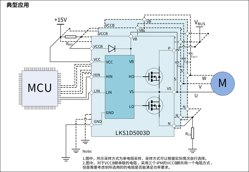 高速风筒IPM LKS1D5003D典型应用图